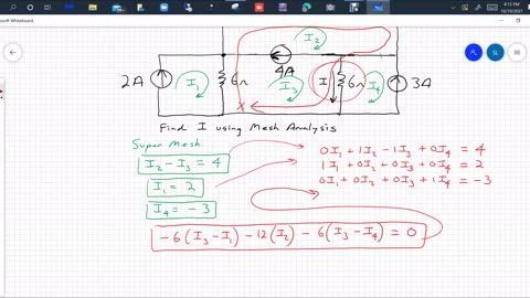 Mesh/Loop Analysis with SuperMesh's