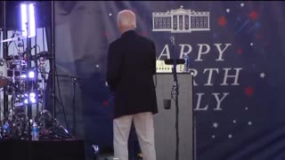 Biden Looks for People Who Aren't on the Stage