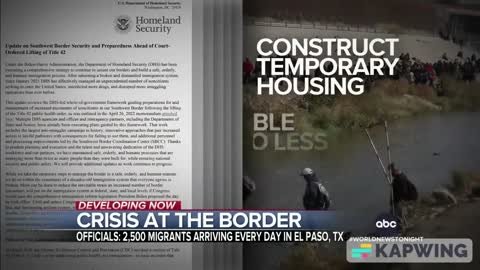 Migrants Crossing US-Mexico Border Expected to Double