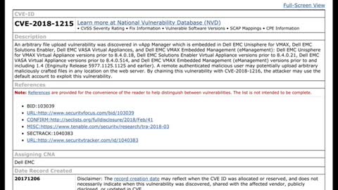 Dell CVE concerns with Dominion Voting Systems