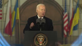 Biden pledges continued support for Ukraine from Warsaw