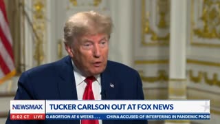 Trump Reacts To The Firing Of Tucker Carlson