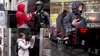 John Lennon fans enjoy Liverpool treasure hunt