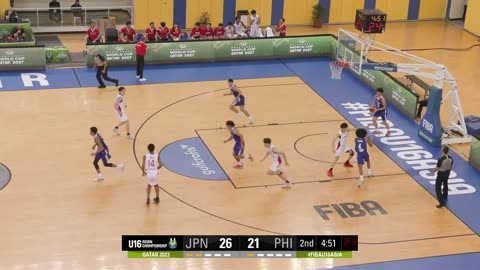 Japan v Philippines Full Basketball Game FIBA U16 Asian Championship 2023 - QUARTER-FINALS