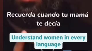 Recuerda cuando Tu mamá te decía ven no te voy a hacer nada entiendo a las mujeres en todos los