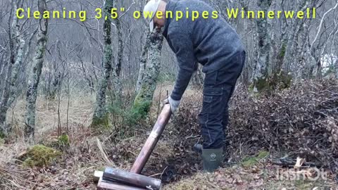 Cleaning the ss pipes, Winnerwell wood stove.