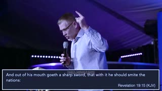 Pastor Greg Locke: And out of His mouth goeth a sharp sword with which He shall smite the nations, and He shall rule them with a rod of iron; and He treadeth the wine press of the fierceness and wrath of Almighty God, Revelation 19:15 - 5/5/23