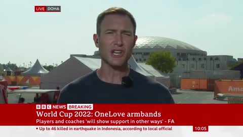 World Cup captains will not wear OneLove armband due to Fifa 'sanctions' - BBC News