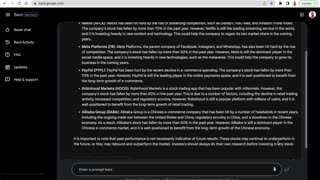Google's Bard can be used to screen stocks and find market opportunities using AI in finance