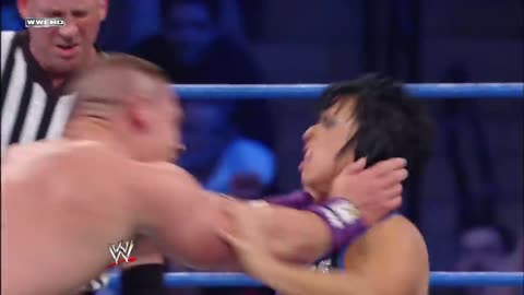 John cena surprises vickie guerrero with a kiss : smackdown dec.21,2010