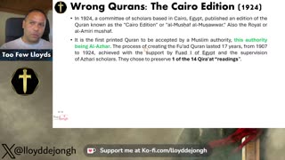 Book of Uthman or Mohammed? Qur'an Qira’at Qontroversy and Qonfusion pt1