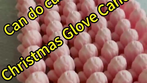 Christmas glove and tree candles factory