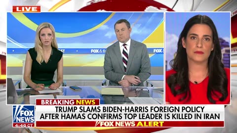 Trump FIRES back at Biden admin after killing of top Hamas leader