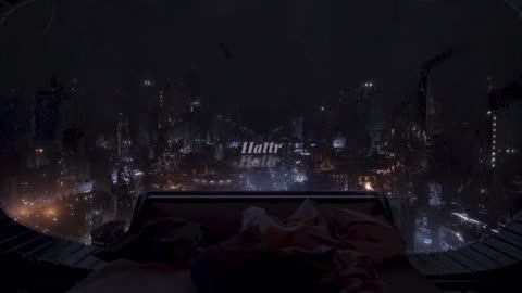 (Chill music) vibe late night music w/ dystopian raining background - Mr. Kitty