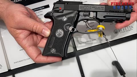 Beretta 80X Cheetah Pistol with 3-Poisition Safety