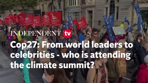 Cop27: From world leaders to celebrities - who is attending the climate summit?