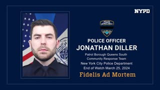 NYPD Officer Johnathan Diller - End of watch - 3/25/24 - RIP
