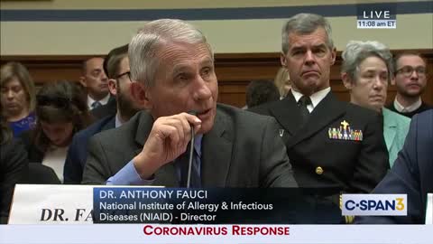 Fauci - Congress - 3% Mortality Rate "Ten Times More Lethal Than the Flu"