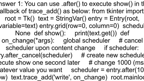 how to wait user type finish in entry widget from tkinter only execute bind function