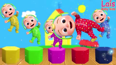 5 Little Monkeys Jumping On The Bed cocomelon Nursery Rhymes Kids Songs