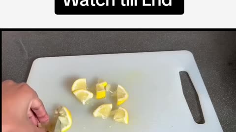 Lemon recipe to clear bad breath naturally