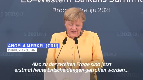 Merkel reagiert zurückhaltend auf Ampel-Gespräche | AFP