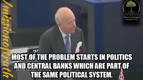 Politician tells the truth about central banks