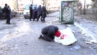 One killed after downed missile hits Kyiv building