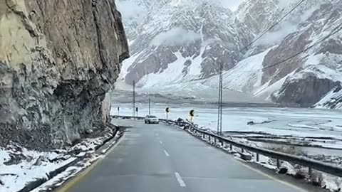Snowfall Mountain Pakistan