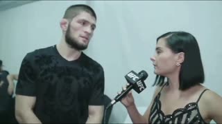 Khabib fighter interview