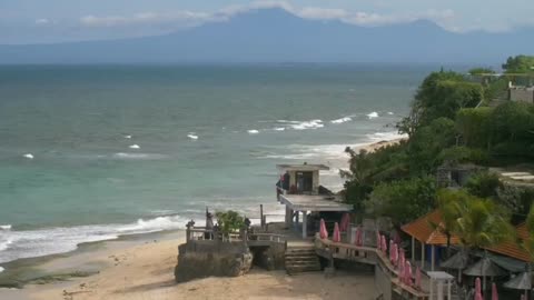 Amazing View of Uluwatu Beach Bali Indonesia
