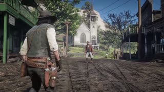 Red Dead Redemption 2 Drunk Guy Fell To The Ground