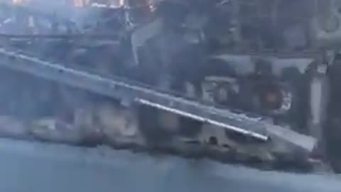 Video Of Damaged Minsk Landing Ship