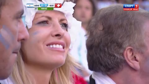 World Cup 2014 Argentinian Football Fan Girl