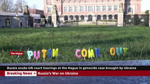 Hague court closes hearing after Russian snub