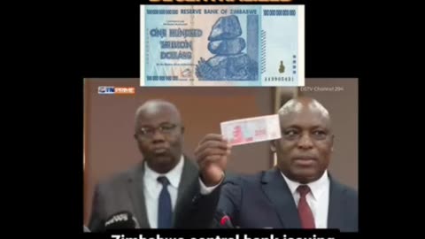Zimbabwe Central Bank Issuing New Notes After Currency Crash