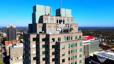 Lewis Wayne Holley Flyover of Downtown Raleigh, North Carolina