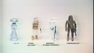 Star Wars 1980 TV Vintage Toy Commercial - Empire Strikes Back Action Figures Luke Chewbacca FX-7