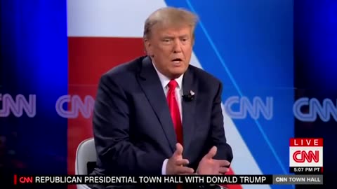 Donald Trump Demands Honest Elections During CNN Town Hall