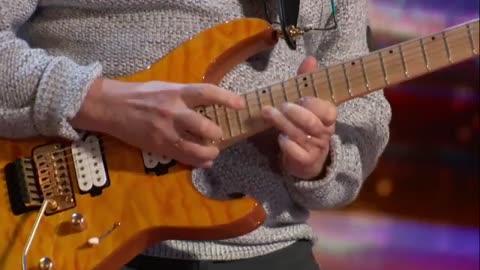 John Wines Shredding _We Will Rock You_ on the Electric Guitar _ Auditions _ AGT 2023