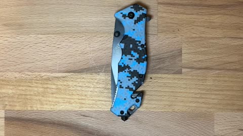 Digital Camo (Blue) | Master USA - AO Rescue Knife