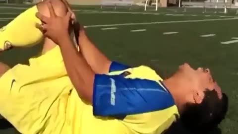 An actor on a football
