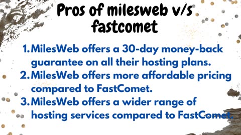 milesweb v/s fastcomet