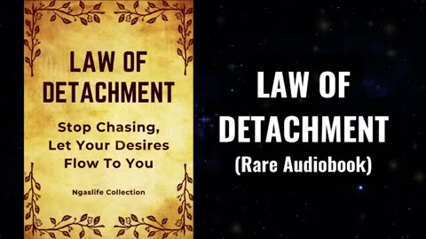 Law of Detachment - Letting Your Desires Flow to You Audiobook