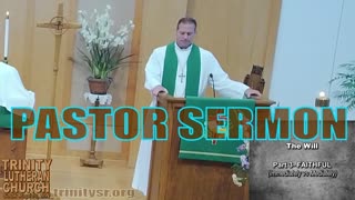 2023 08 20 Aug 20th Pastor Sermon Trinity Lutheran Sauk Rapids MN