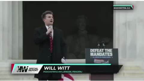 Will Witt at Sunday’s Defeat the Mandate Rally!
