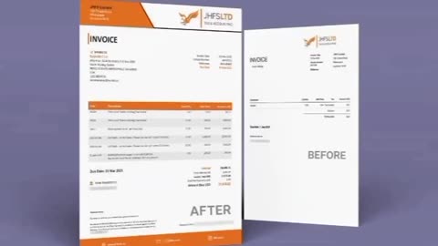 Xero template | Xero invoice template | Xero custom docx