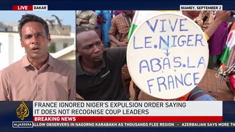 LIVE : French ambassador to Niger has left the country a month after coup leaders