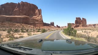 Ride along in Arches National Park