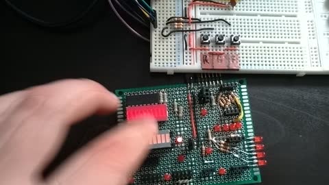 UPTS - Testing a 10-way Bar-graph display (STM32F746)